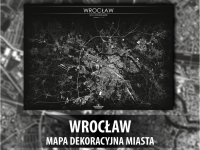 WROCŁAW | Mapa dekoracyjna miasta