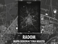 RADOM | Mapa dekoracyjna miasta